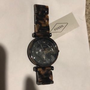 Fossil tortoise look watch